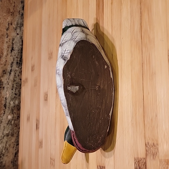 Handpainted Handcarved Wooden Mallard duck decoy - Picture 5 of 5